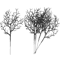 ShadowTwig Halloween Black Branch Set Spooky Artificial Dead Branch Decor 3