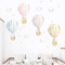 DreamSky Hot Air Balloon Wall Decals Watercolor Nursery Stickers For Kids Rooms 3