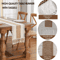 TerraWeave Boho Table Runner Rustic Linen Macrame Decor With Tassels 5