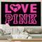 BlushLove Pink LOVE Tapestry Romantic Wall Hanging For Cozy Bedroom Decor 6