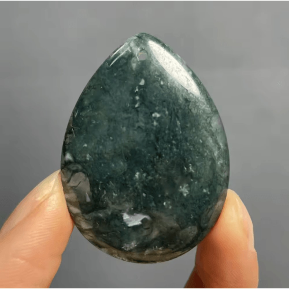 AuraStone Agate Pendant Natural Quartz Healing Crystal Jewelry Decor 1