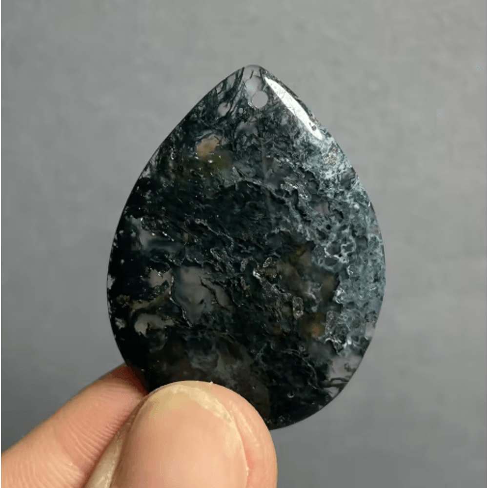 AuraStone Agate Pendant Natural Quartz Healing Crystal Jewelry Decor 3