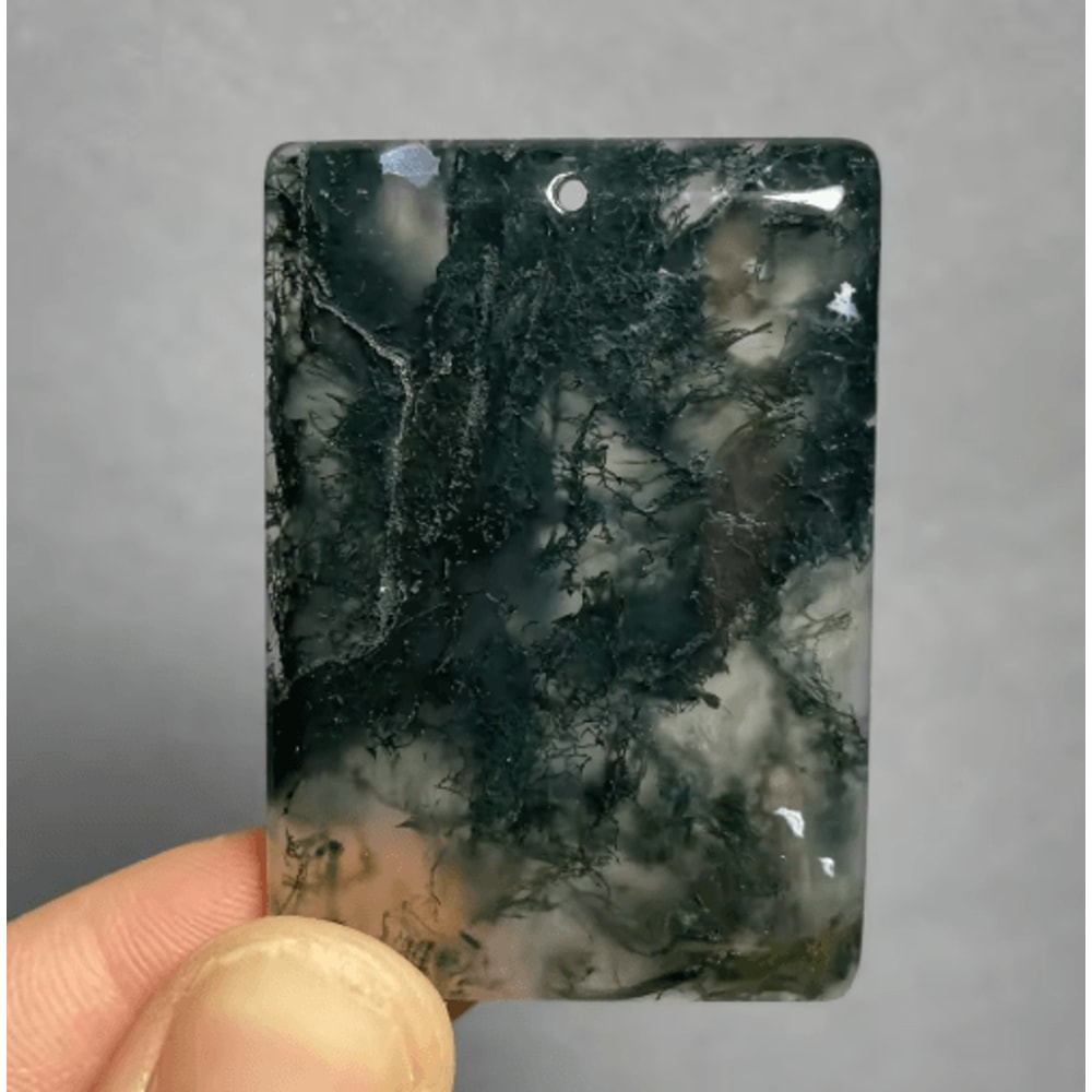 AuraStone Agate Pendant Natural Quartz Healing Crystal Jewelry Decor 15