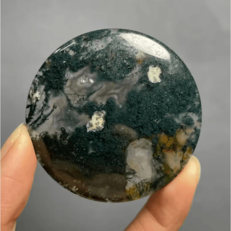 AuraStone Agate Pendant Natural Quartz Healing Crystal Jewelry Decor 17