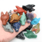 SpiritWolf Crystal Wolf Head Pendant HandCarved Gemstone Necklace Charm 27