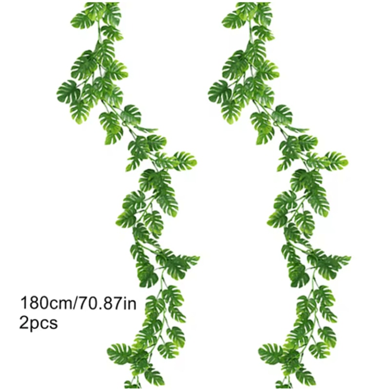 TropiVine Monstera Hanging Plants Lush Tropical Greenery For Home Events 2