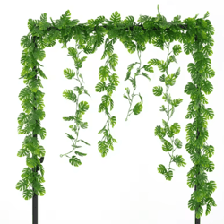 tropivine monstera hanging plants lush tropical greenery for home & events