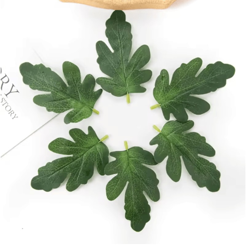 GreenCraft Artificial Watermelon Leaves Set DIY Greenery For Crafts Decor 7