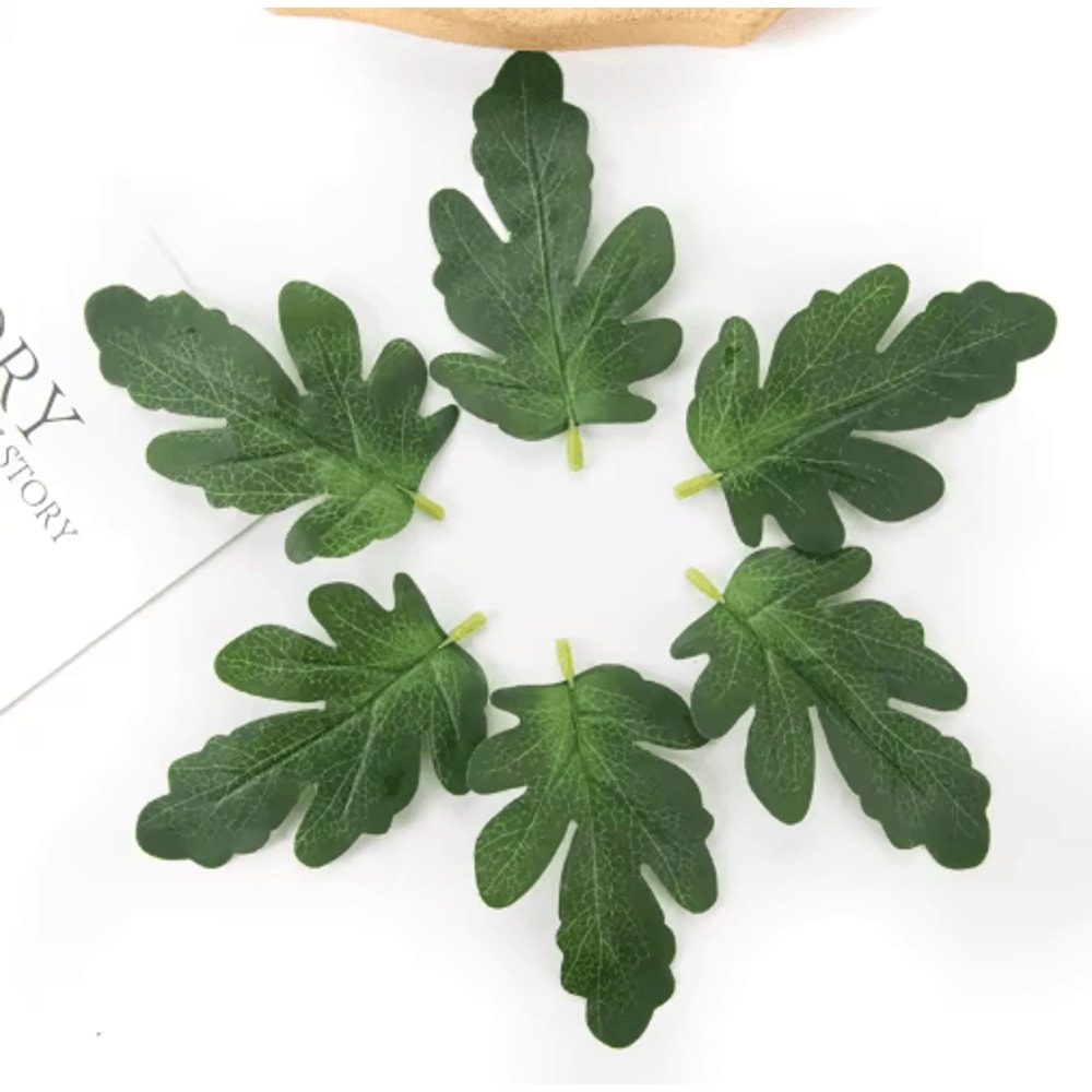 GreenCraft Artificial Watermelon Leaves Set DIY Greenery For Crafts Decor 0