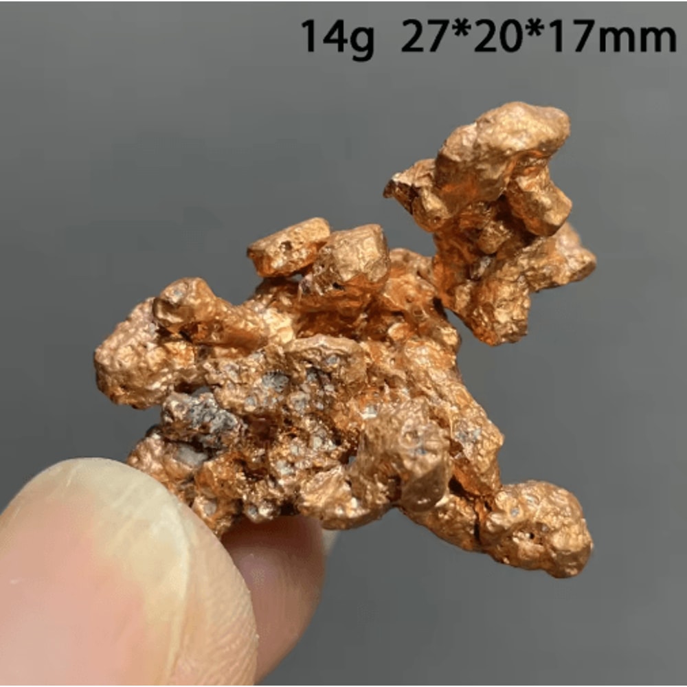 TerraCore Native Copper Cluster Natural Mineral Specimen For Decor Collection 2