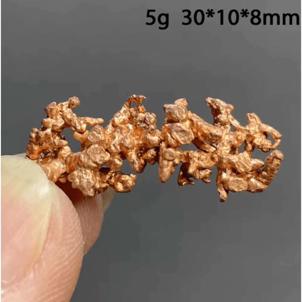 TerraCore Native Copper Cluster Natural Mineral Specimen For Decor Collection 10