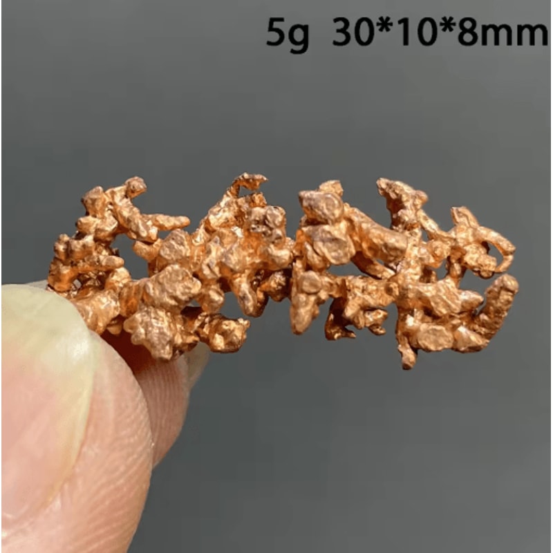 TerraCore Native Copper Cluster Natural Mineral Specimen For Decor Collection 10