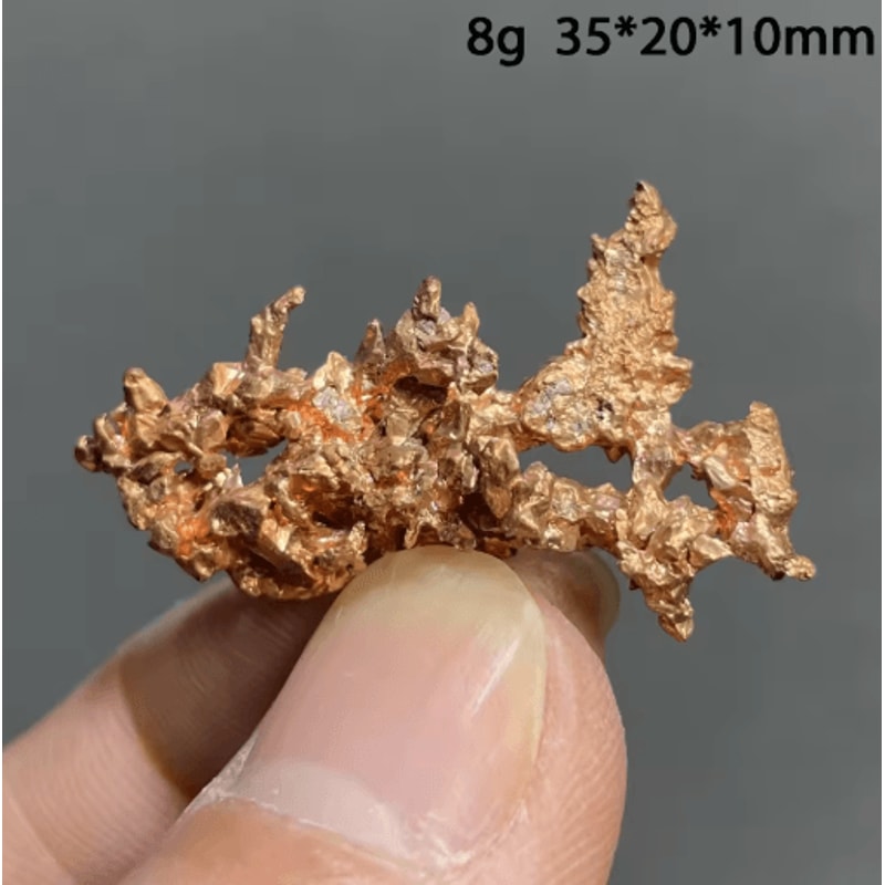 TerraCore Native Copper Cluster Natural Mineral Specimen For Decor Collection 11