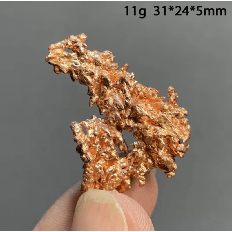 TerraCore Native Copper Cluster Natural Mineral Specimen For Decor Collection 0