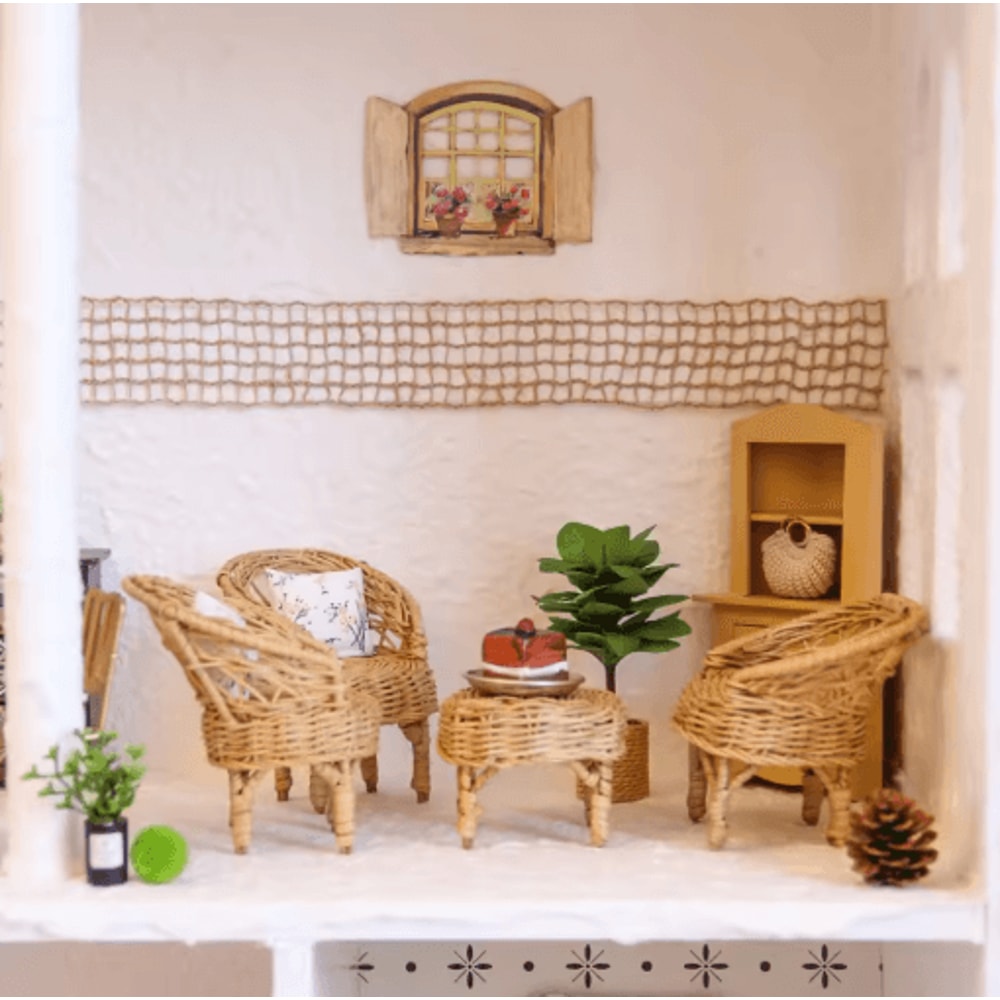 Tiny Living Miniature Furniture Set Realistic Dollhouse Decor For Every Room 15