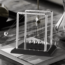 momentum flow newtons cradle classic physics pendulum desk toy & decor