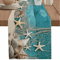 CoastalBreeze Beach Table Runner Starfish Ocean Linen Decor For Summer Dining 1