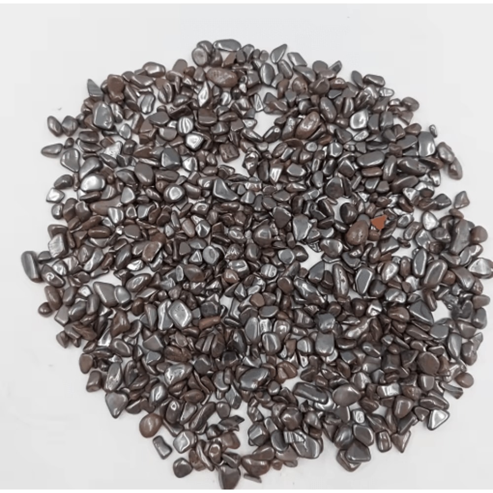 ObsidianShine Hematite Crystal Chips Polished Stones For Decor Crafting 4