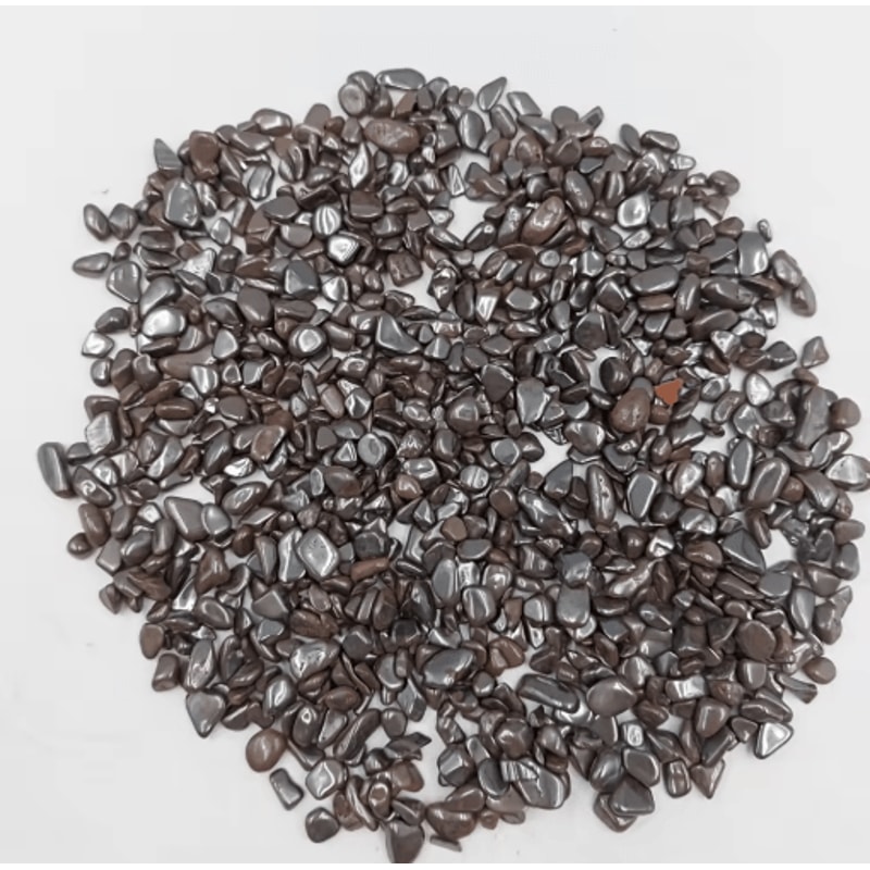 ObsidianShine Hematite Crystal Chips Polished Stones For Decor Crafting 4