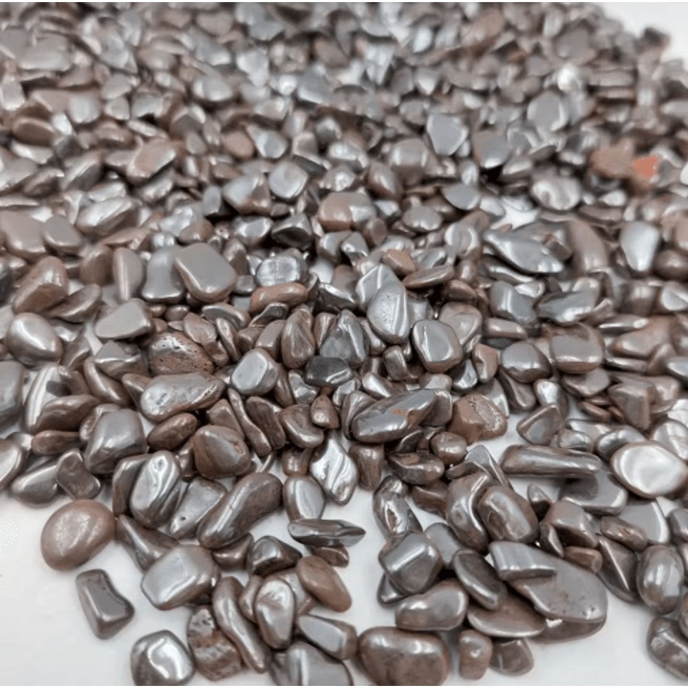 ObsidianShine Hematite Crystal Chips Polished Stones For Decor Crafting 5