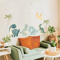 DinoDream Watercolor Dinosaur Wall Decals Jungle Nursery Adventure Decor 4