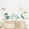 DinoDream Watercolor Dinosaur Wall Decals Jungle Nursery Adventure Decor 0