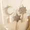 NoorCharm Wooden Ramadan Hanging Ornaments Elegant Eid Mubarak Decor With Tassels 8
