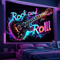 VIKAMA Neon Rock Guitar Tapestry Electric Music Wall Decor For Bold Spaces 0