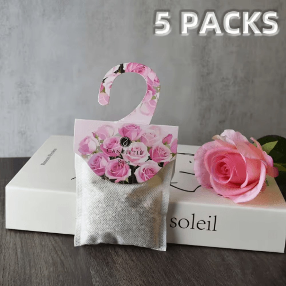 Hanging Scented Sachet For Closet Wardrobe Long Lasting Air Freshener With Hook 10