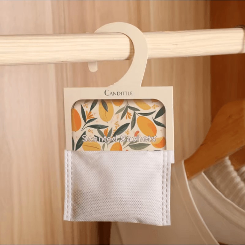 Hanging Scented Sachet For Closet Wardrobe Long Lasting Air Freshener With Hook 14