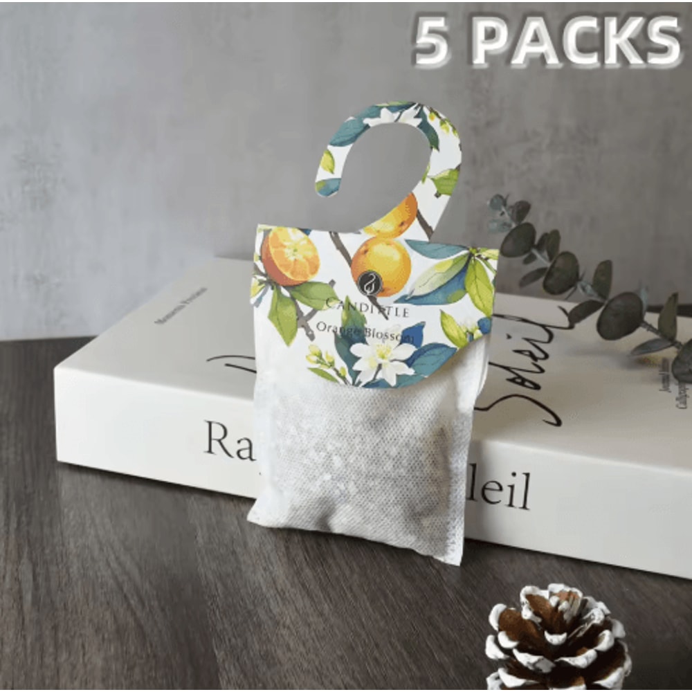 Hanging Scented Sachet For Closet Wardrobe Long Lasting Air Freshener With Hook 9