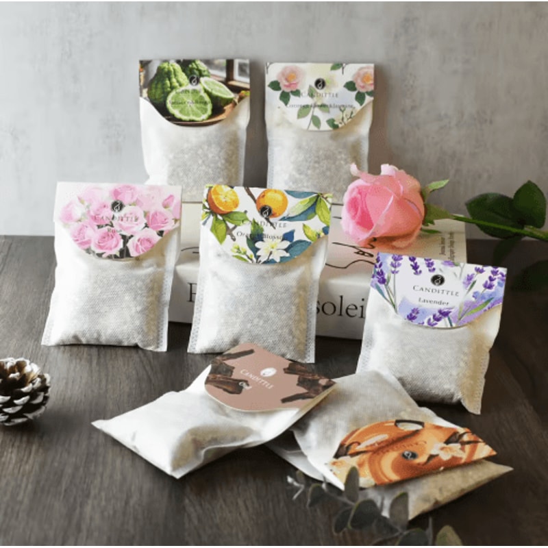 Hanging Scented Sachet For Closet Wardrobe Long Lasting Air Freshener With Hook 0