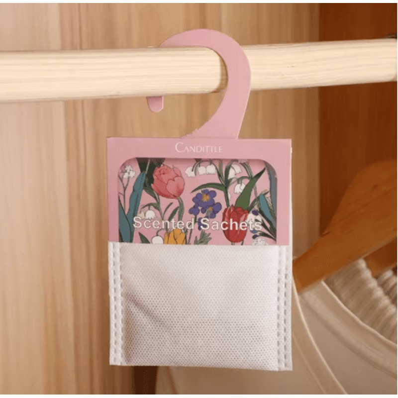 Hanging Scented Sachet For Closet Wardrobe Long Lasting Air Freshener With Hook 25