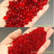 Red Glass Gravel Decorative Chips Vibrant Vase Filler Aquarium Accent Stones 5