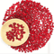 Red Glass Gravel Decorative Chips Vibrant Vase Filler Aquarium Accent Stones 0