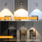 USB Rechargeable Motion Sensor Wall Light Wireless Dimmable LED Spotlight For Pictures Art 8