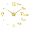 Large 3D DIY Wall Clock Luminous Silent Wall Clock Stickers For Modern Living Room Decor 13