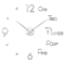 Large 3D DIY Wall Clock Luminous Silent Wall Clock Stickers For Modern Living Room Decor 14