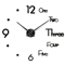 Large 3D DIY Wall Clock Luminous Silent Wall Clock Stickers For Modern Living Room Decor 15
