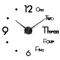 Large 3D DIY Wall Clock Luminous Silent Wall Clock Stickers For Modern Living Room Decor 15