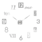 Large 3D DIY Wall Clock Luminous Silent Wall Clock Stickers For Modern Living Room Decor 6