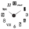Large 3D DIY Wall Clock Luminous Silent Wall Clock Stickers For Modern Living Room Decor 7