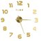 Large 3D DIY Wall Clock Luminous Silent Wall Clock Stickers For Modern Living Room Decor 21
