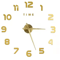 Large 3D DIY Wall Clock Luminous Silent Wall Clock Stickers For Modern Living Room Decor 21