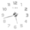 Large 3D DIY Wall Clock Luminous Silent Wall Clock Stickers For Modern Living Room Decor 22