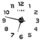 Large 3D DIY Wall Clock Luminous Silent Wall Clock Stickers For Modern Living Room Decor 23