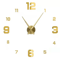 Large 3D DIY Wall Clock Luminous Silent Wall Clock Stickers For Modern Living Room Decor 25