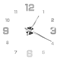 Large 3D DIY Wall Clock Luminous Silent Wall Clock Stickers For Modern Living Room Decor 26