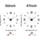 Large 3D DIY Wall Clock Luminous Silent Wall Clock Stickers For Modern Living Room Decor 0
