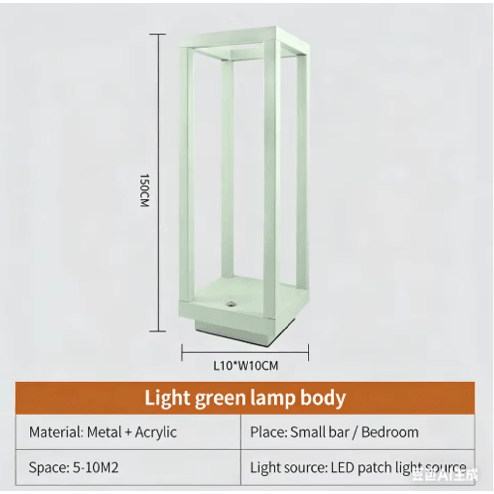 Modern European Rechargeable LED Table Lamp Wireless Ambient Lighting For Home Restaurant Decor 1